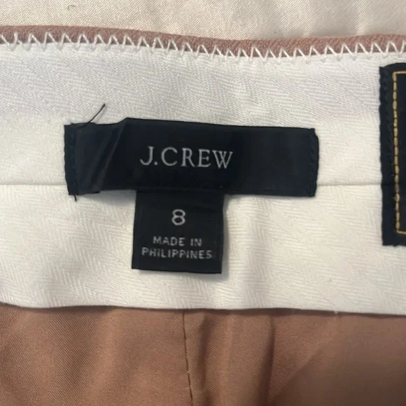 🌷 J.Crew Italian Nova Fides Wool Lined Straight Leg Pant Tan/Beige - Picture 10 of 15